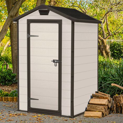 Casetta Keter da giardino in resina, effetto legno