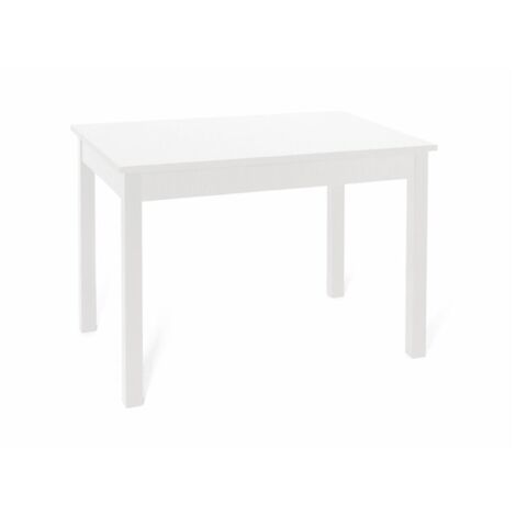 Tavolo da pranzo Bianco Frassinato in legno nobilitato cm 70x110 (1/5)