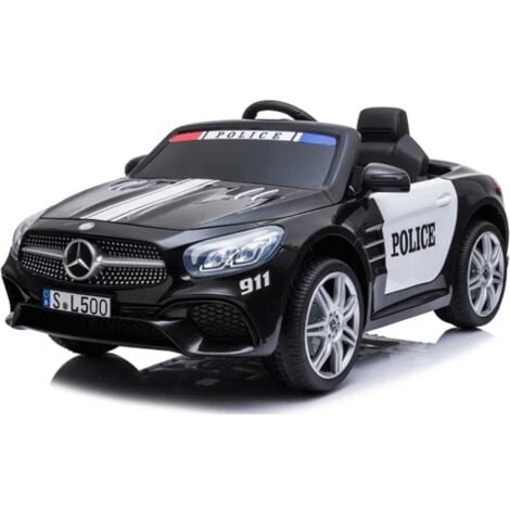 Macchina elettrica polizia per bambini con batteria 12V