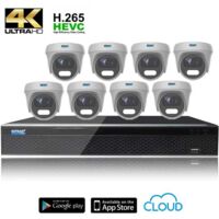 Kit Videosorveglianza 4K 8 telecamere disco 1TB offerta