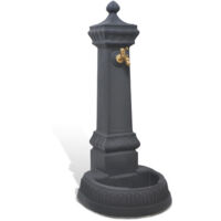 Fontana decorativa da giardino colore antracite, fontane