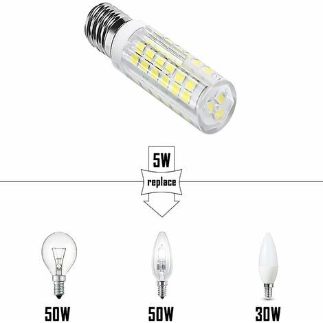 Ampoule E14 Mais LED 16W Blanc Froid 6000K 1900LM, Vis E14 équivalent ampoule incandescentede 120W 150W AC 175-265V,Lot de 5 Pas de Scintillement Non Dimmable 360 Angle