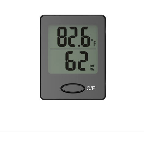 blanche la cave à vin Compteur de température et d'humidité numérique avec thermomètre d'intérieur rétroéclairé LCD Hygromètre Moniteur de température et d'humidité pour la maison le bureau 