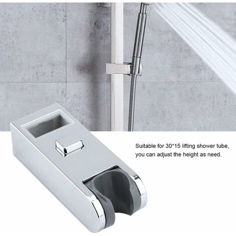 Support de curseur Réglable en hauteur Pommeau de douche Pince à glissière Remplacement pour salle de bain