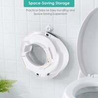 Mvpower Bebe Reducteur De Toilette Rehausseur Wc Enfant Siege De Toilette Avec Coussin Poignee Dossier Conception