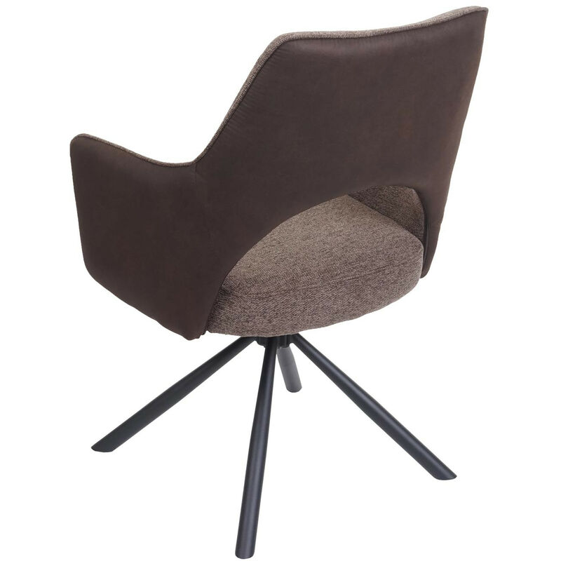 Lot De 6 Chaises De Salle à Manger HWC-K30 - Pivotantes 180°, Tissu, Design Moderne, Choix Couleur