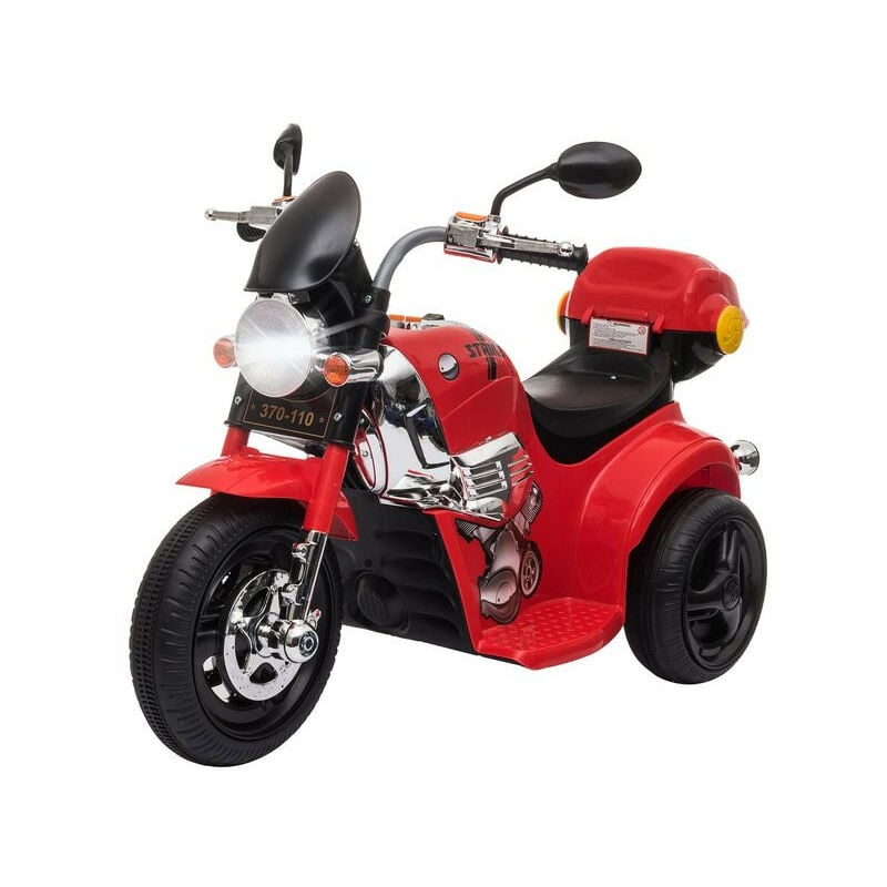 Moto électrique pour Enfants BMW Rouge avec USB/carte TF-SD/AUX
