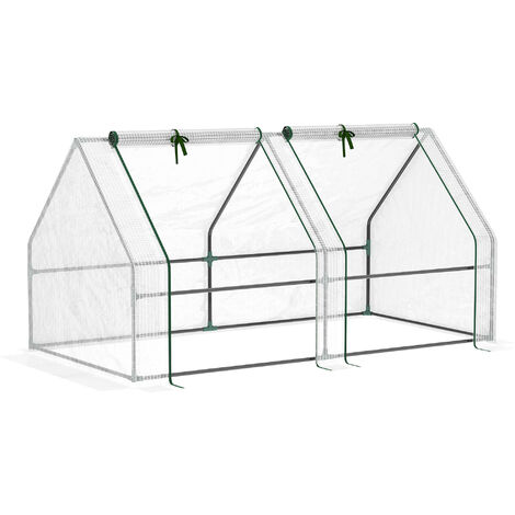 Mini serre de jardin ANNIE blanche (1/5)