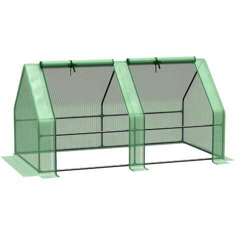 Serre de jardin DINO verte (1/5)