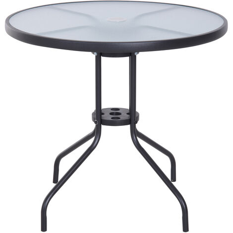 Table de bistro ronde JIL noire (1/5)