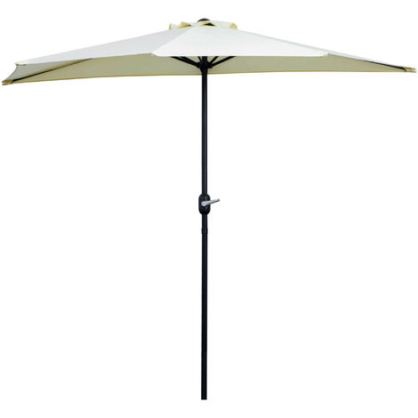 Demi-parasol de balcon OTTO crème (1/5)