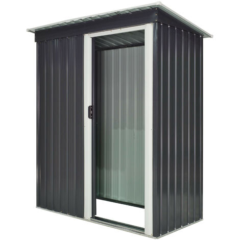 Abri de jardin MARIUS noir et blanc (1/5)