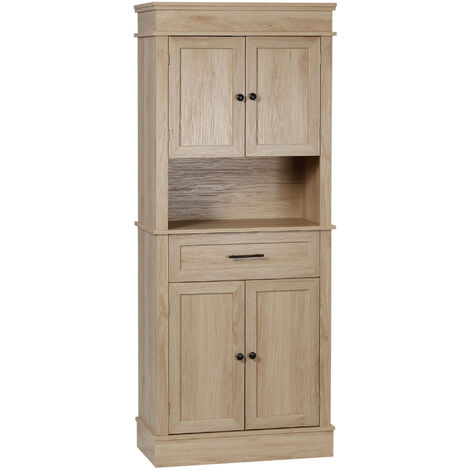 Buffet haut BETHAL aspect chêne clair (1/5)