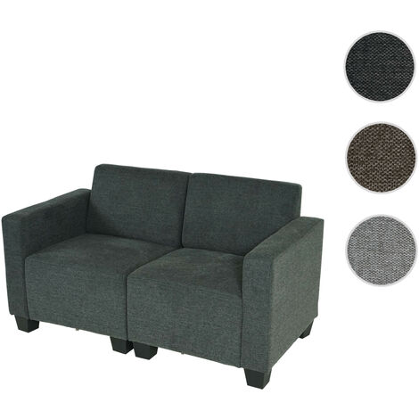 Canapé modulaire 2 places Canapé Lyon, Tissu/Textile gris (1/5)