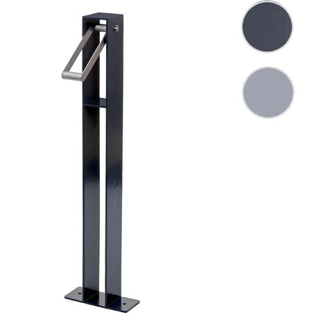 Arceau à vélo HWC-G20, support pour vélo Arceau, acier galvanisé, poudré en extérieur 96x24x10cm  g
