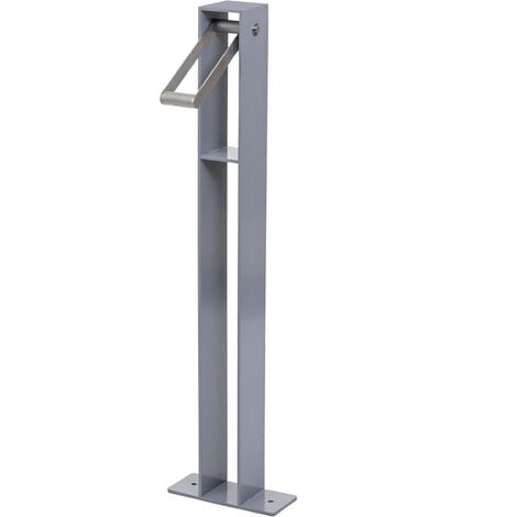 Arceau à vélo HWC-G20, support pour vélo Arceau, acier galvanisé, poudré en extérieur 96x24x10cm  g