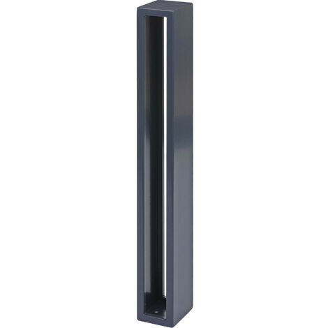 Arceau à vélo HWC-J80, support à vélo, acier galvanisé, poudré en extérieur 87x10x13cm  anthracite (1/5)