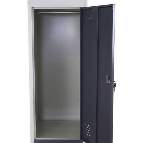 Caisson à roulettes Boston T851, placard à tiroirs en acier, 69x28x44cm 6 tiroirs  gris foncé