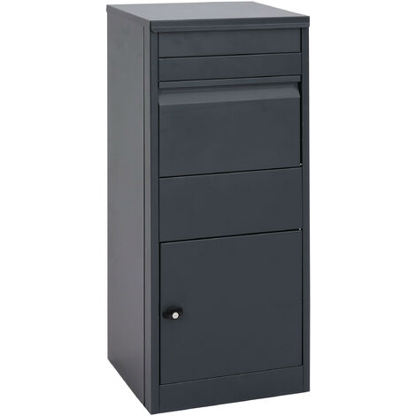 Boîte aux colis HWC-G80, boîte aux lettres galvanisé anthracite (1/5)