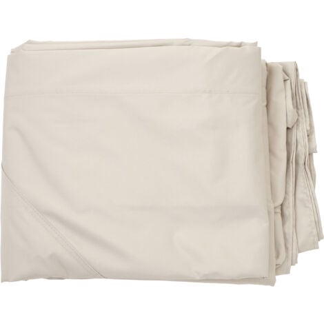 Toile de rechange pour toit Pergola Pavillon Mira 3,5 x 3,5m  couleur crème