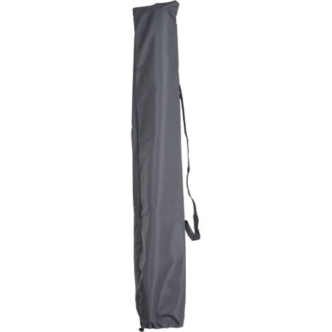 Housse de protection pour parasol de 3m - housse Cover avec cordon de serrage - anthracite (1/4)