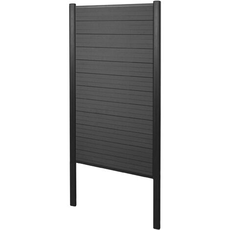 EUGAD Brise-Vue Renforcé HDPE 1,5x20m Anthracite Avec Corde 44m - Protection Balcon Jardin