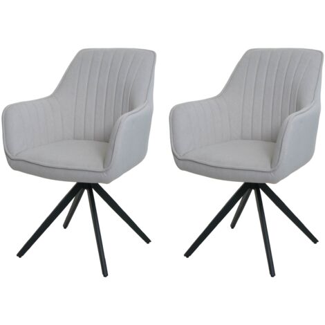 Lot De 6 Chaises De Salle à Manger HWC-M28, Chaise De Cuisine En Rotin Cubu, Avec Accoudoirs, Naturel