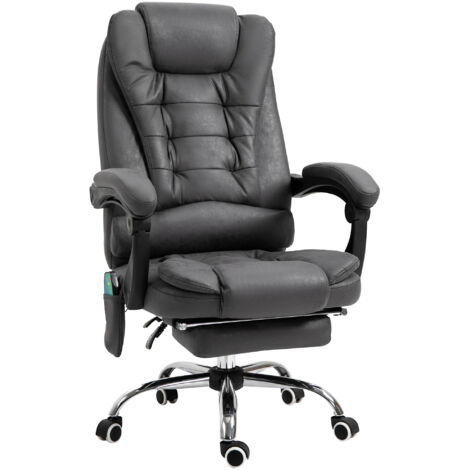 Fauteuil de bureau massant MARTY gris (1/5)