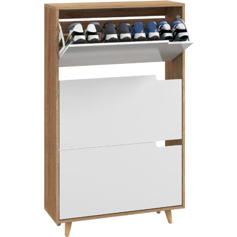 Meuble à chaussures ULYSSE blanc (1/5)