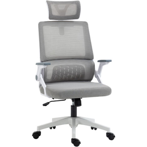 Chaise de bureau ergonomique TESS grise (1/5)