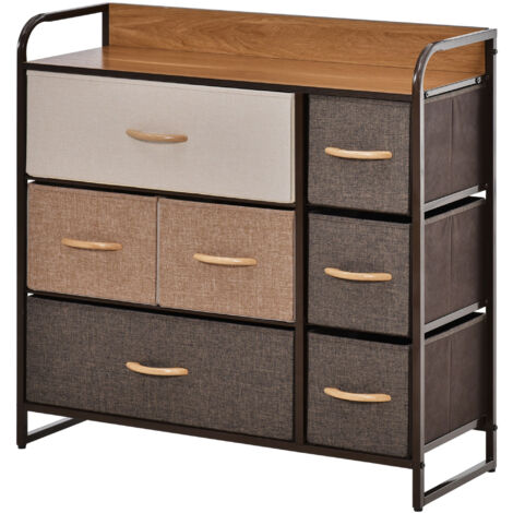 Commode 7 tiroirs LIMA multicolore (1/5)