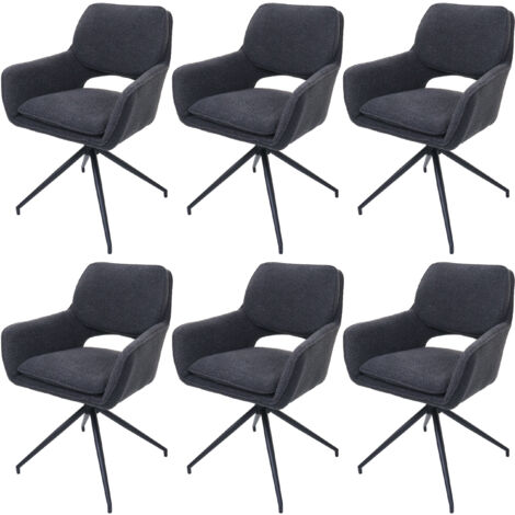 Chaise de salle à manger HWC-G67, chaise de cuisine, pivotante, auto-position
