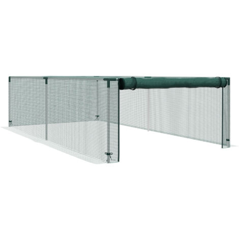 Serre tunnel 125L x 248l x 62,5H cm – Acier galvanisé et bâche HDPE – Porte enroulable pour aération optimale – Résistance au vent 4 – MH (1/5)
