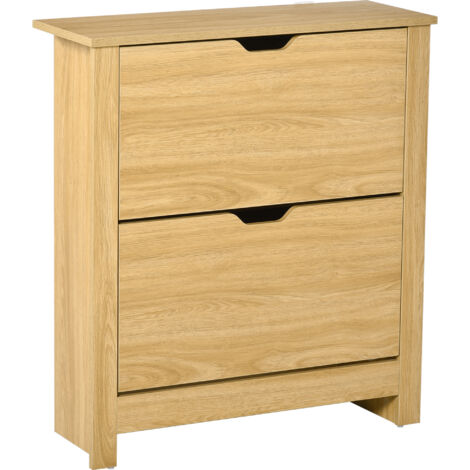 Armoire à chaussures portes abattantes compartiments (1/5)
