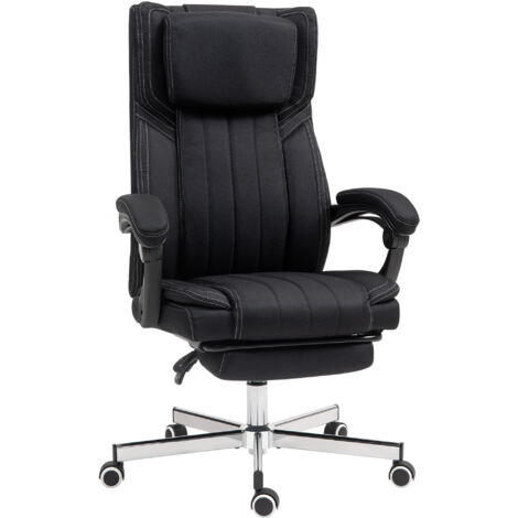 Fauteuil manager FLORIAN noir (1/4)