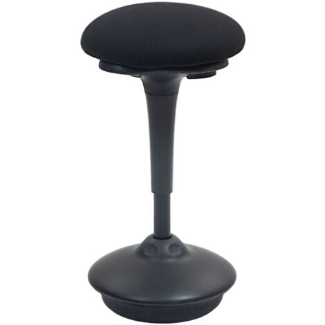 Tabouret oscillant ergonomique PLAYTON noir (1/5)