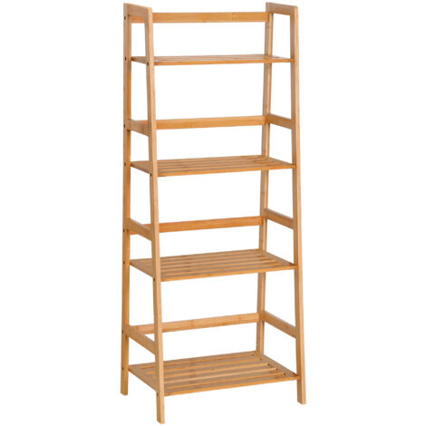 Etagère échelle 4 niveaux JUNON bambou (1/5)