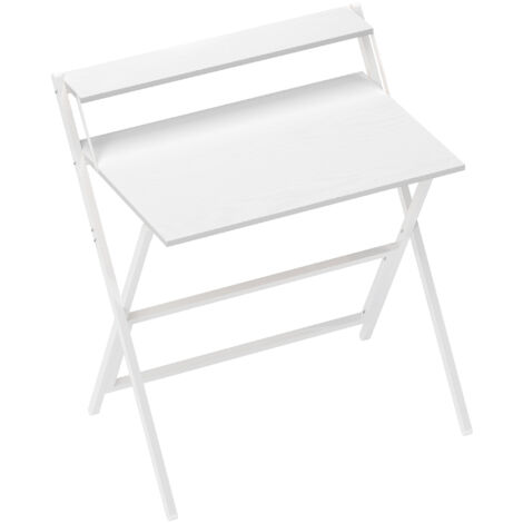 Table informatique pliable GINAY blanche (1/5)