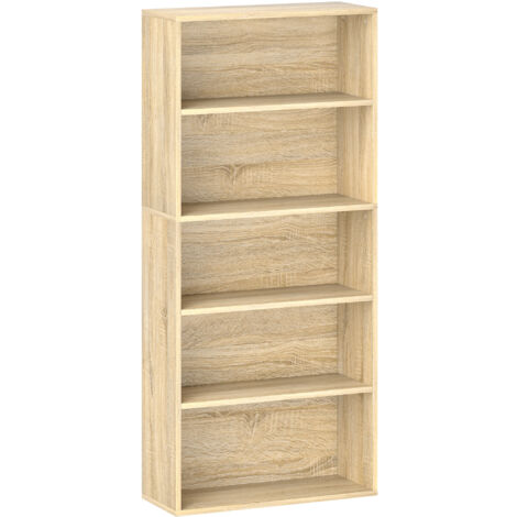 Etagère 5 compartiments GIL aspect bois (1/5)