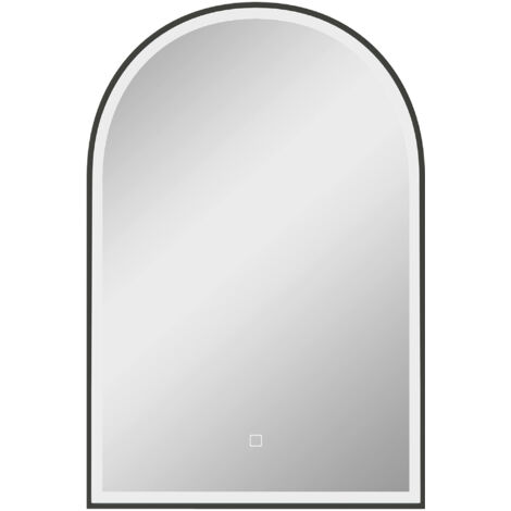 Miroir LED en arc LAVERNE noir (1/5)