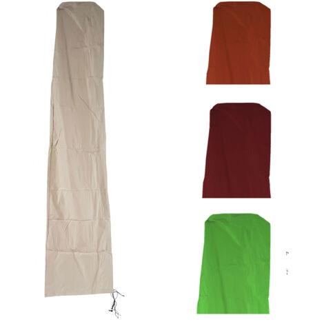 Housse de protection N22 pour parasol jusqu'à 4,3 m (3x3 m), gaine de protection avec zip - terre cuite