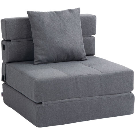 Chauffeuse lit LEON gris foncé (1/5)