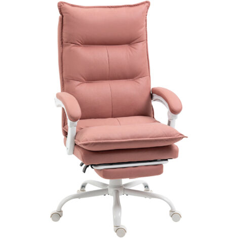 Fauteuil de bureau massant chauffant ADRIANA rose (1/5)