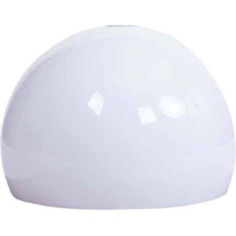 Abat-jour HWC-M34 pour lampe à arc et suspension, abat-jour de rechange, Ø 40cm, plastique - blanc