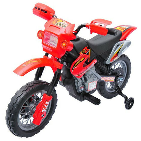 Moto Cross Électrique Enfant Spider Rouge