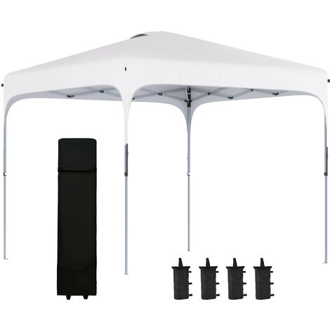 Tonnelle barnum pop-up BRICE blanche (1/5)