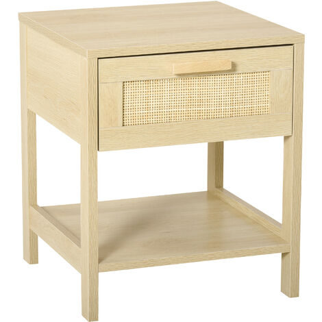 Table de chevet TONINO cannage rotin (1/5)