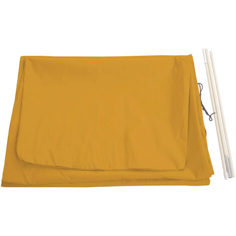 Housse De Protection Imperméable Pour Station De Traction - Tissu Oxford 210D - Fermeture éclair - Noir 163x173x209 Cm