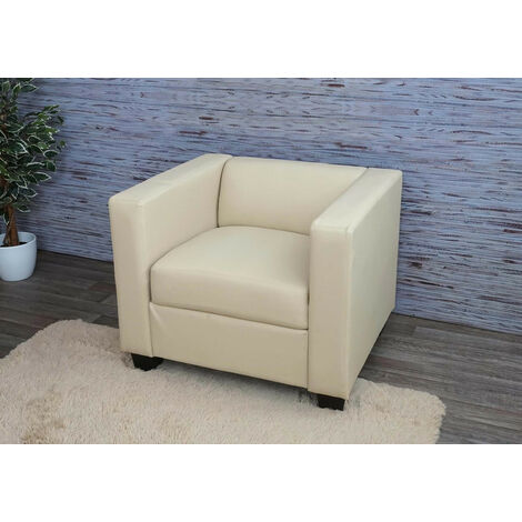 Fauteuil Relax Mendler Lille - Similicuir Gris Foncé - Design Moderne Et Confortable