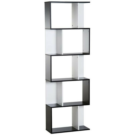 Etagère design MIRO Noire et blanche (1/5)